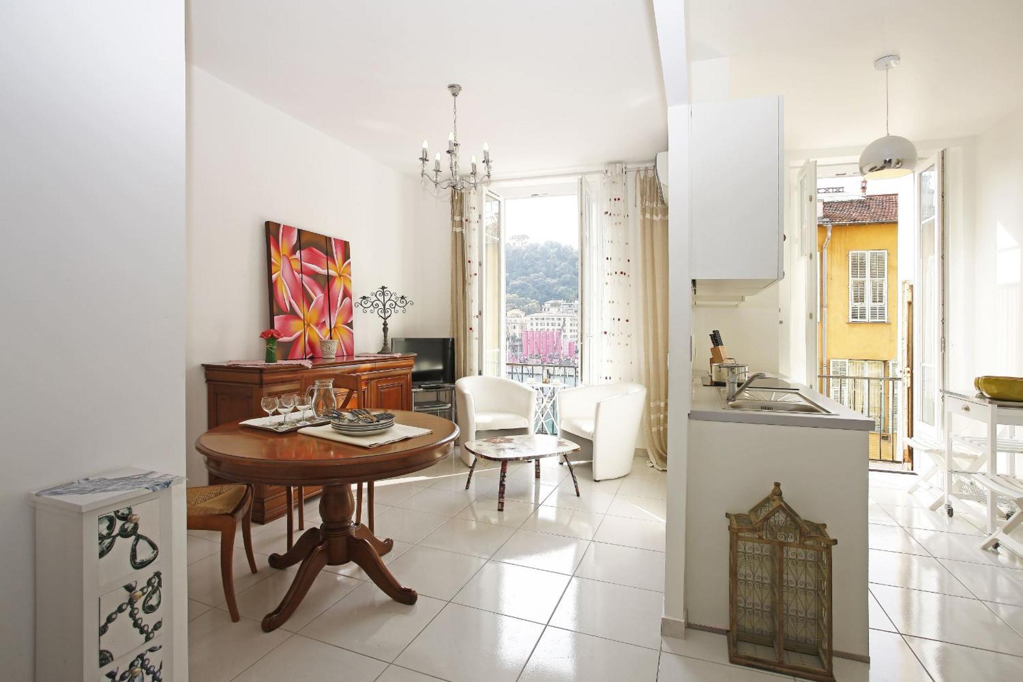 Aigue-Marine - Superbe Appartement Vue Mer 4 Personnes Au Port De Nice Exterior foto